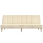 Sofá cama de 2 plazas tela color crema de , Sofás - Ref: Foro24-375868, Precio: 246,51 €, Descuento: %