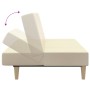 Sofá cama de 2 plazas tela color crema de , Sofás - Ref: Foro24-375868, Precio: 246,51 €, Descuento: %