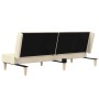 Sofá cama de 2 plazas tela color crema de , Sofás - Ref: Foro24-375868, Precio: 246,51 €, Descuento: %