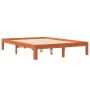 Estructura de cama madera maciza pino marrón cera 120x190 cm de , Camas y somieres - Ref: Foro24-844165, Precio: 99,93 €, Des...