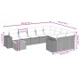 Set de sofás de jardín 10 pzas con cojines ratán sintético gris de , Conjuntos de jardín - Ref: Foro24-3225612, Precio: 598,5...