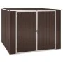 Cobertizo de jardín acero galvanizado marrón 195x198x159 cm de vidaXL, Cobertizos - Ref: Foro24-46256, Precio: 253,64 €, Desc...