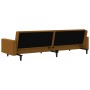 Sofá cama de 2 plazas terciopelo marrón de , Sofás - Ref: Foro24-375945, Precio: 268,52 €, Descuento: %