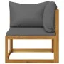 Garden furniture and cushions set 5 pieces solid acacia wood by vidaXL, Garden sets - Ref: Foro24-45914, Price: 495,34 €, Dis...