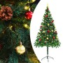 Árbol de Navidad preiluminado con luces y bolas verde 180 cm en Decoración Festiva y Estacional | Comprar online en Foru.es
