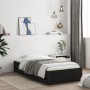 Cama con cajones madera de ingeniería negra 75x190 cm de , Camas y somieres - Ref: Foro24-3207330, Precio: 129,58 €, Descuent...