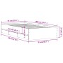 Cama con cajones madera de ingeniería negra 75x190 cm de , Camas y somieres - Ref: Foro24-3207330, Precio: 129,58 €, Descuent...