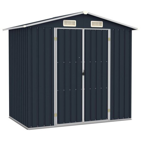 Cobertizo de jardín acero galvanizado antracita 205x129x183 cm de vidaXL, Cobertizos - Ref: Foro24-46299, Precio: 266,45 €, D...