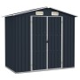 Cobertizo de jardín acero galvanizado antracita 205x129x183 cm de vidaXL, Cobertizos - Ref: Foro24-46299, Precio: 266,45 €, D...