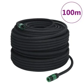 Manguera porosa para jardín caucho negro 16 mm 100 m de , Mangueras de jardín - Ref: Foro24-155874, Precio: 92,54 €, Descuent...