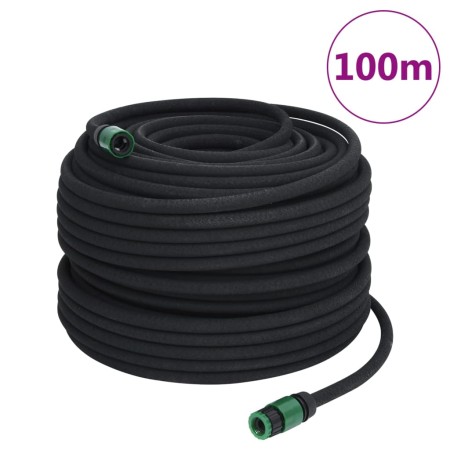 Manguera porosa para jardín caucho negro 16 mm 100 m de , Mangueras de jardín - Ref: Foro24-155874, Precio: 80,28 €, Descuent...