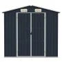 Cobertizo de jardín acero galvanizado antracita 205x129x183 cm de vidaXL, Cobertizos - Ref: Foro24-46299, Precio: 250,12 €, D...