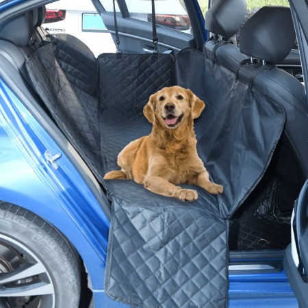 Funda para asiento de coche para perros negro 137x46x50 cm de , Productos para perros - Ref: Foro24-4005650, Precio: 23,00 €,...
