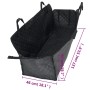 Funda para asiento de coche para perros negro 137x46x50 cm de , Productos para perros - Ref: Foro24-4005650, Precio: 23,00 €,...