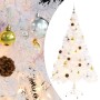 Árbol de Navidad preiluminado con luces y bolas blanco 150 cm en Decoración Festiva y Estacional | Comprar online en Foru.es