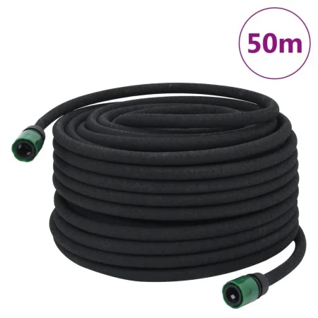 Porous garden hose black rubber 16 mm 50 m by , Garden hoses - Ref: Foro24-155872, Price: 52,76 €, Discount: %