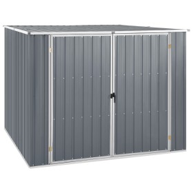 Cobertizo de jardín acero galvanizado gris 195x198x159 cm de vidaXL, Cobertizos - Ref: Foro24-46254, Precio: 254,49 €, Descue...