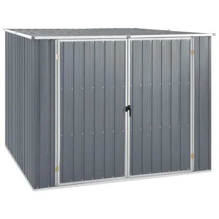 Cobertizo de jardín acero galvanizado gris 195x198x159 cm de vidaXL, Cobertizos - Ref: Foro24-46254, Precio: 269,19 €, Descue...