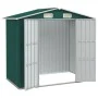 Cobertizo de jardín acero galvanizado verde 205x129x183 cm de vidaXL, Cobertizos - Ref: Foro24-46297, Precio: 235,19 €, Descu...