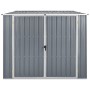 Cobertizo de jardín acero galvanizado gris 195x198x159 cm de vidaXL, Cobertizos - Ref: Foro24-46254, Precio: 254,49 €, Descue...