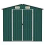 Cobertizo de jardín acero galvanizado verde 205x129x183 cm de vidaXL, Cobertizos - Ref: Foro24-46297, Precio: 235,19 €, Descu...