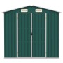 Cobertizo de jardín acero galvanizado verde 205x129x183 cm de vidaXL, Cobertizos - Ref: Foro24-46297, Precio: 245,28 €, Descu...