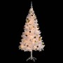 Árbol de Navidad preiluminado con luces y bolas blanco 180 cm en Decoración Festiva y Estacional | Comprar online en Foru.es