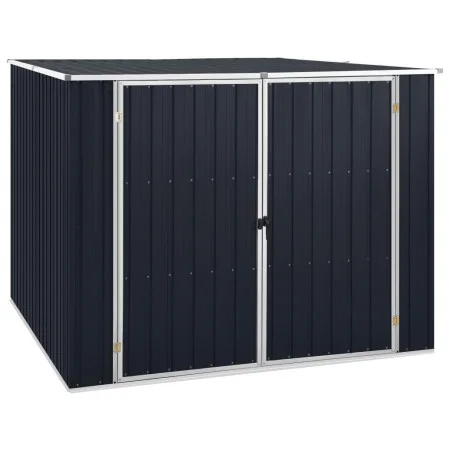 Cobertizo de jardín acero galvanizado antracita 195x198x159 cm de vidaXL, Cobertizos - Ref: Foro24-46255, Precio: 256,74 €, D...