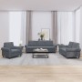 Juego de sofás con cojines 3 piezas terciopelo gris oscuro de , Sofás - Ref: Foro24-3202171, Precio: 718,70 €, Descuento: %