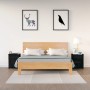 Mesitas de noche 2 uds madera maciza de pino negra 50x35x61,5cm de vidaXL, Mesitas de noche - Ref: Foro24-813688, Precio: 115...