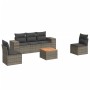 Set de muebles de jardín 6 pzas y cojines ratán sintético gris de , Conjuntos de jardín - Ref: Foro24-3257719, Precio: 354,35...