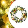 Corona de Navidad con luces LED PVC verde 60 cm en Decoración Festiva y Estacional | Comprar online en Foru.es