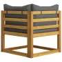 Gartenmöbel- und Kissenset 6-teilig aus massivem Akazienholz von vidaXL, Gartensets - Ref: Foro24-45913, Preis: 613,18 €, Rab...