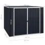 Cobertizo de jardín acero galvanizado antracita 195x198x159 cm de vidaXL, Cobertizos - Ref: Foro24-46255, Precio: 256,74 €, D...