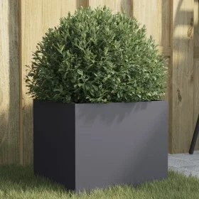 Jardinera de acero laminado en frío antracita 32x30x29 cm de , Maceteros y jardineras - Ref: Foro24-841539, Precio: 39,14 €, ...