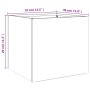 Jardinera de acero laminado en frío antracita 32x30x29 cm de , Maceteros y jardineras - Ref: Foro24-841539, Precio: 43,75 €, ...