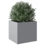 Jardinera de acero galvanizado plateado 32x30x29 cm de , Maceteros y jardineras - Ref: Foro24-841545, Precio: 29,46 €, Descue...