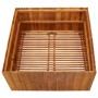 Arriate de madera maciza de acacia 100x100x50 cm de vidaXL, Maceteros y jardineras - Ref: Foro24-45928, Precio: 171,90 €, Des...