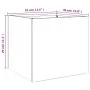 Jardinera de acero galvanizado plateado 32x30x29 cm de , Maceteros y jardineras - Ref: Foro24-841545, Precio: 29,46 €, Descue...