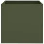 Jardinera de acero laminado en frío verde oliva 42x40x39 cm de , Maceteros y jardineras - Ref: Foro24-841553, Precio: 37,22 €...