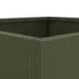 Jardinera de acero laminado en frío verde oliva 42x40x39 cm de , Maceteros y jardineras - Ref: Foro24-841553, Precio: 37,22 €...