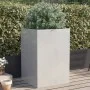 Jardinera de acero inoxidable plateado 52x48x75 cm de , Maceteros y jardineras - Ref: Foro24-841587, Precio: 86,04 €, Descuen...