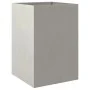 Jardinera de acero inoxidable plateado 52x48x75 cm de , Maceteros y jardineras - Ref: Foro24-841587, Precio: 86,04 €, Descuen...