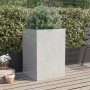 Jardinera de acero inoxidable plateado 52x48x75 cm de , Maceteros y jardineras - Ref: Foro24-841587, Precio: 102,41 €, Descue...