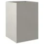 Jardinera de acero inoxidable plateado 52x48x75 cm de , Maceteros y jardineras - Ref: Foro24-841587, Precio: 86,04 €, Descuen...