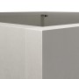 Jardinera de acero inoxidable plateado 52x48x75 cm de , Maceteros y jardineras - Ref: Foro24-841587, Precio: 102,41 €, Descue...