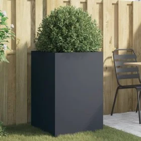 Jardinera de acero laminado en frío antracita 52x48x75 cm de , Maceteros y jardineras - Ref: Foro24-841585, Precio: 92,54 €, ...