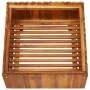 Arriate de madera maciza de acacia 50x50x25 cm de vidaXL, Maceteros y jardineras - Ref: Foro24-45921, Precio: 39,51 €, Descue...