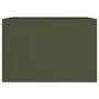 Jardinera de acero laminado en frío verde oliva 62x40x39 cm de , Maceteros y jardineras - Ref: Foro24-841598, Precio: 57,21 €...