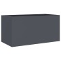 Jardinera de acero laminado en frío antracita 62x30x29 cm de , Maceteros y jardineras - Ref: Foro24-841591, Precio: 52,59 €, ...